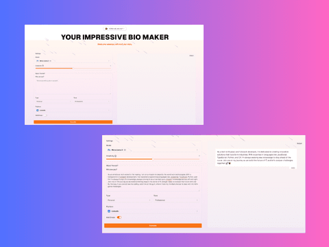 AI Bio Generator