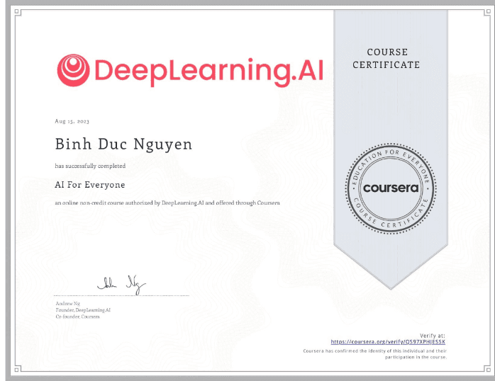 Coursera - AI For Everyone